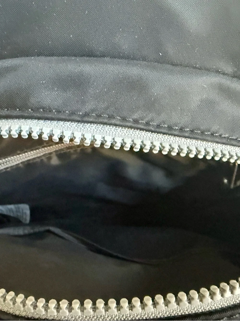 Compact Black Everyday Backpack with Front Zip Pocket